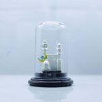 999 Pure Silver Mosque with Crescent Moon Idol