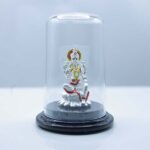 999 Pure Silver Varahi Amman Idol with Glass Dome Display