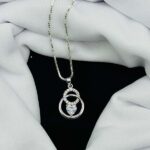 Teardrop Halo Pendant