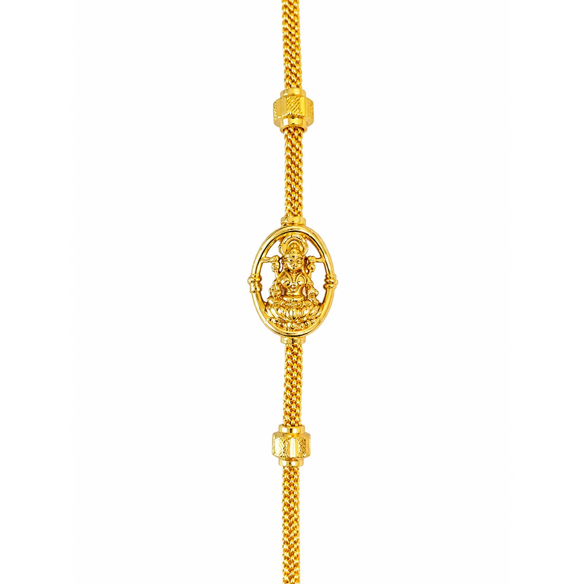 SSS-LMC-GP-045-1 Silver Lakshmi Mogappu Chain