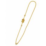 Silver Gold Plated Lakshmi Mogappu Chain