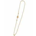 Silver Gold Plated Lakshmi Mogappu Chain
