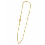 Silver Peacock Mogappu Chain Gold Plated