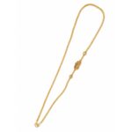 Silver Peacock Mogappu Chain Gold Plated