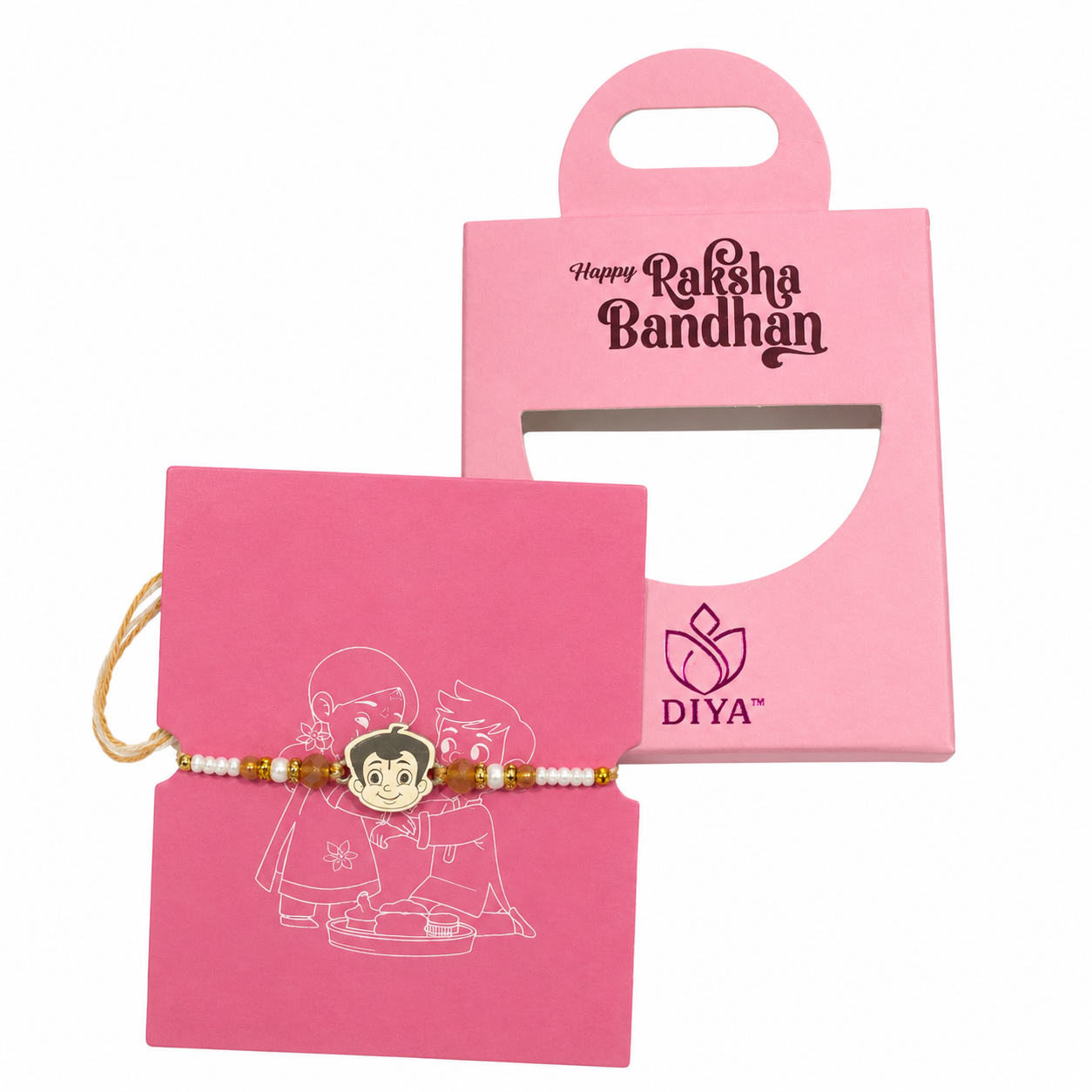 925 Silver Chhota Bheem Rakhi