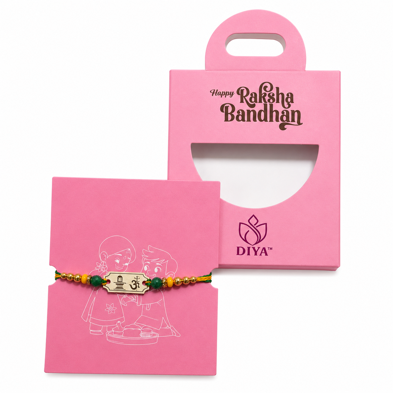 925 Silver Om Mahadev Rakhi