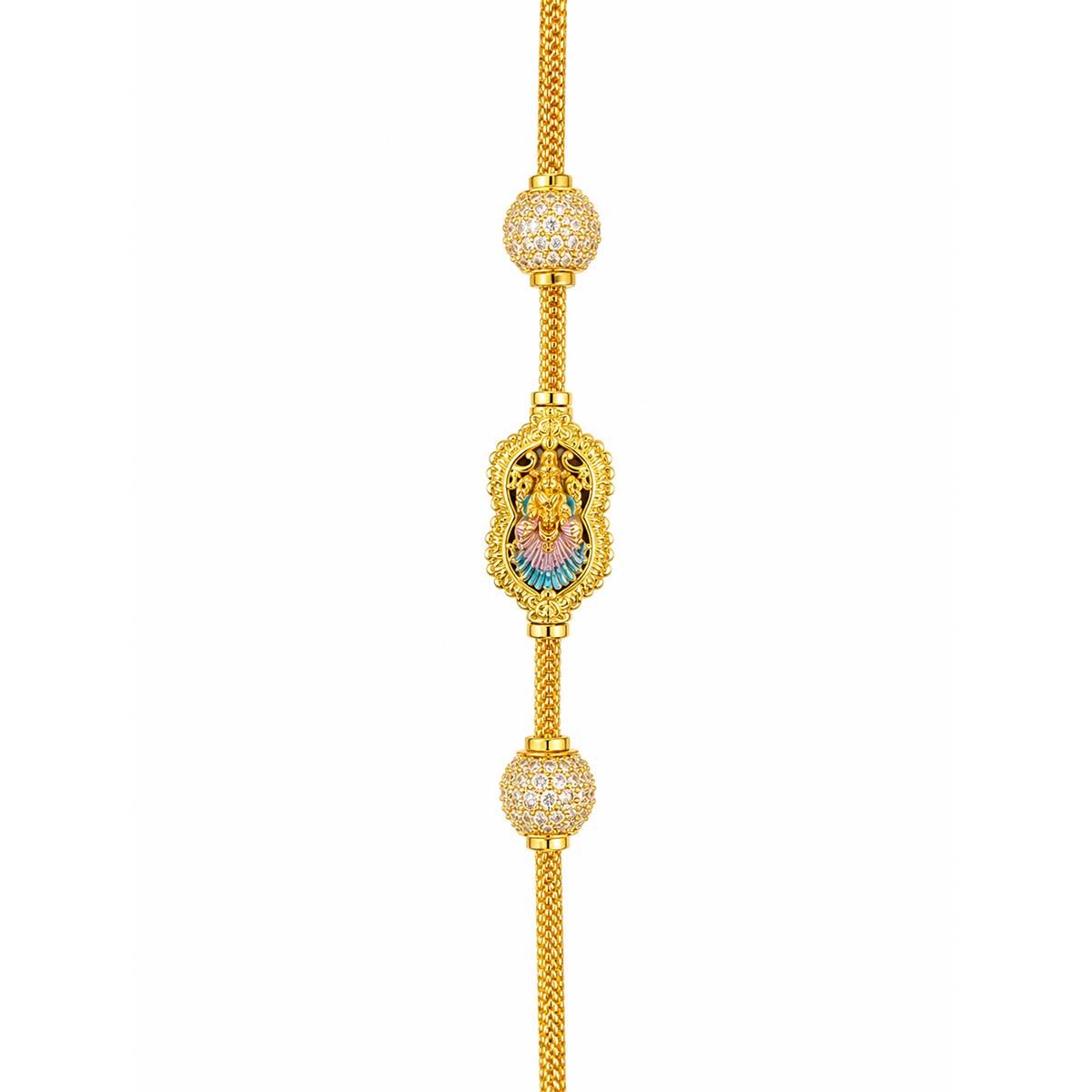 SSS-TC-925-LK-2WSB-24 Lakshmi Radiance Mogappu Chain