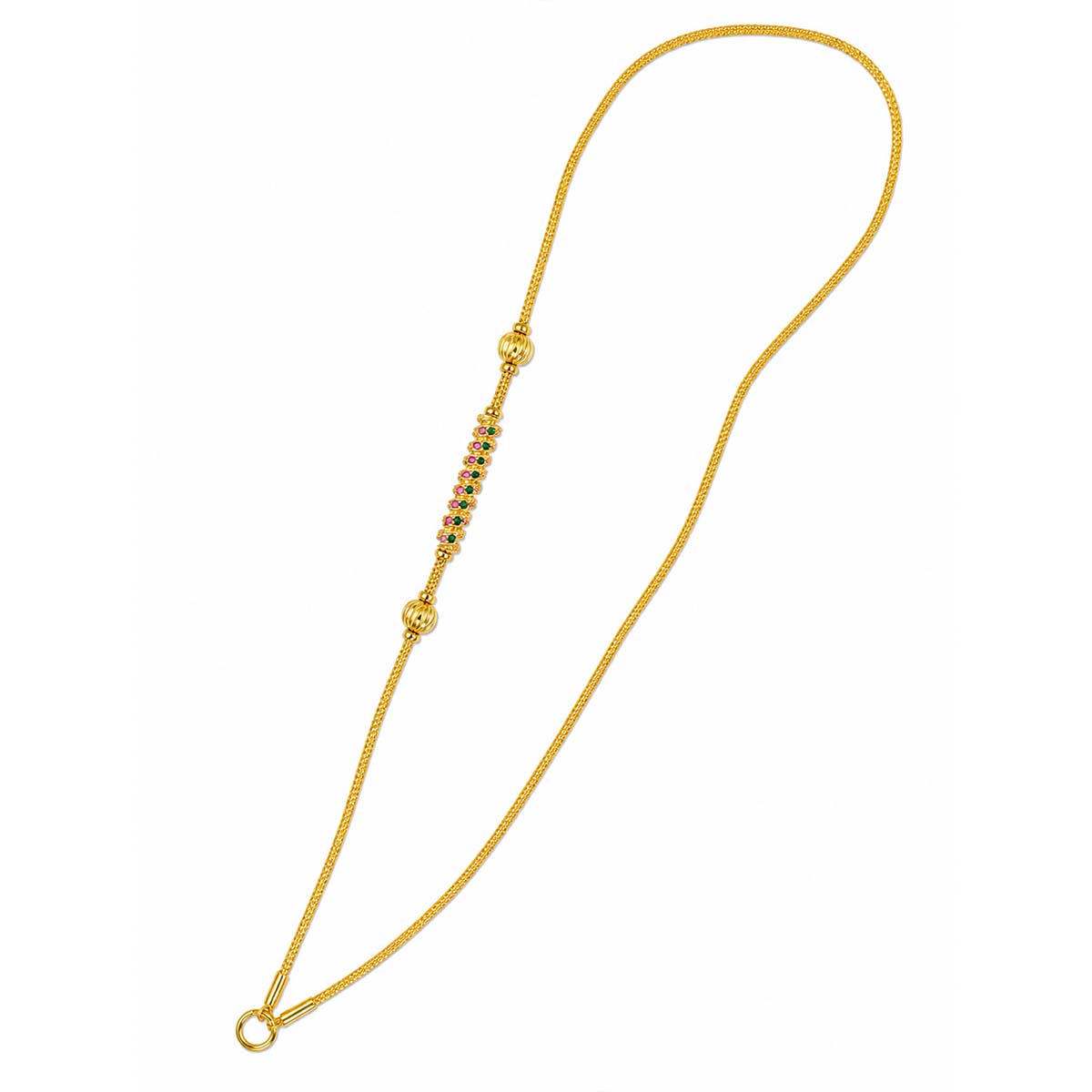 SSS-TC-925-RGW-006-2 Tricolor Spiral Grace Chain